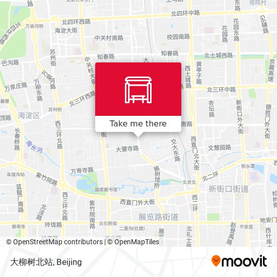 大柳树北站 map