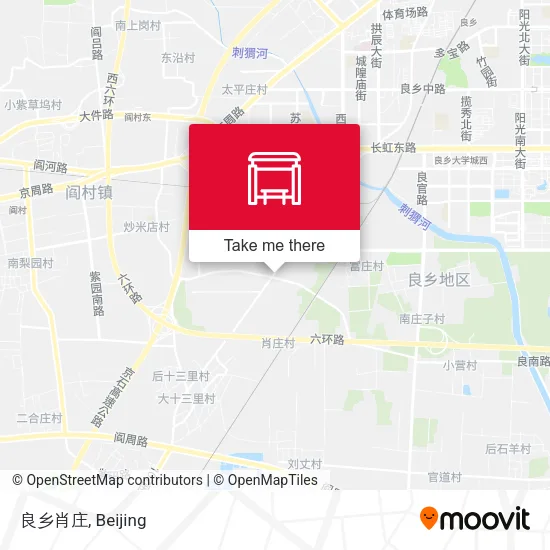 良乡肖庄 map