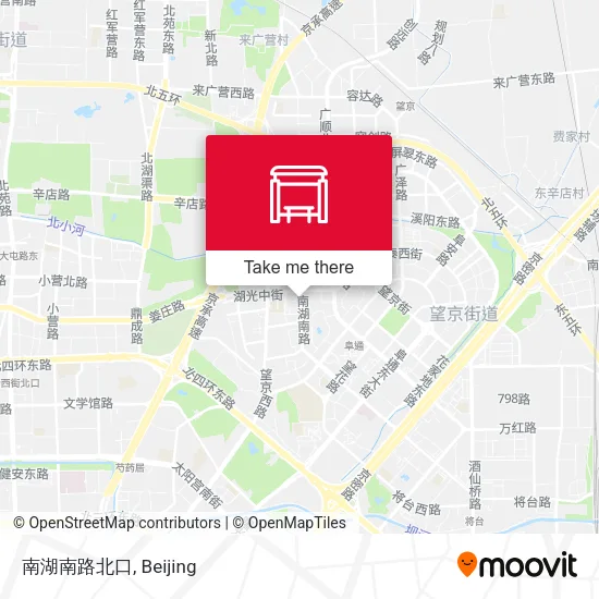 南湖南路北口 map