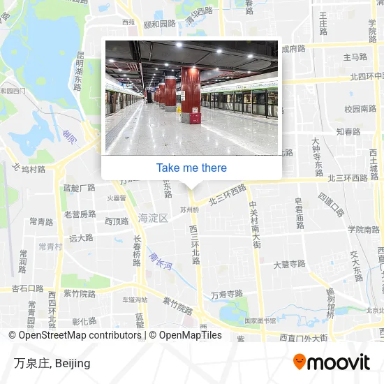 万泉庄 map