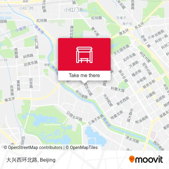 大兴西环北路 map