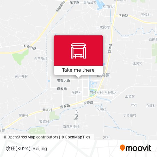 坟庄(X024) map