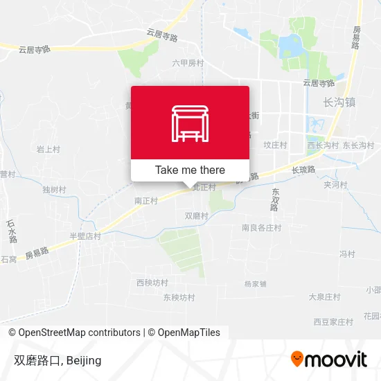 双磨路口 map