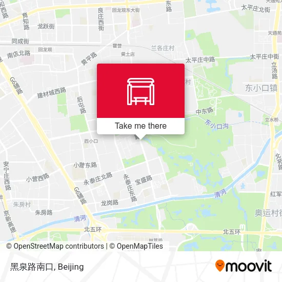 黑泉路南口 map