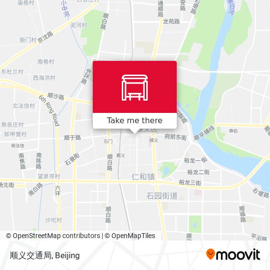 顺义交通局 map