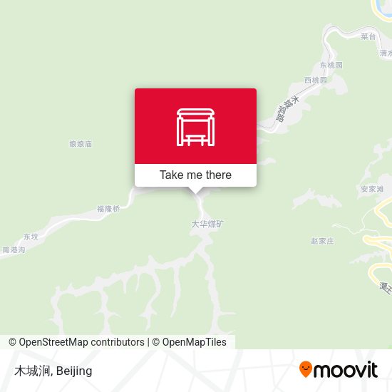 木城涧 map