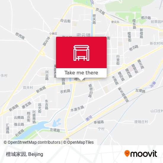 檀城家园 map