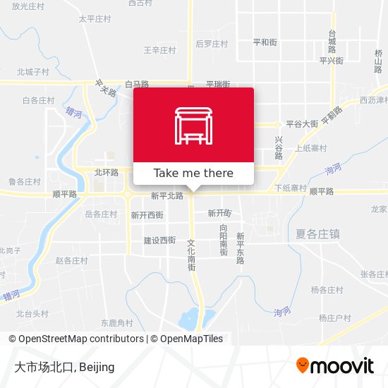大市场北口 map