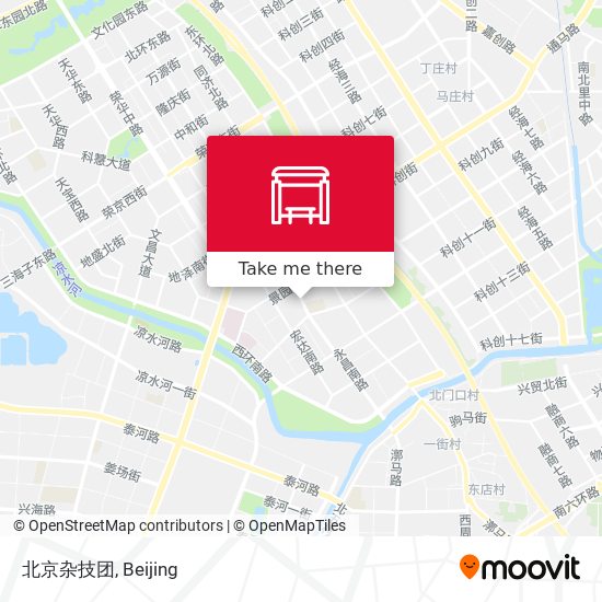 北京杂技团 map
