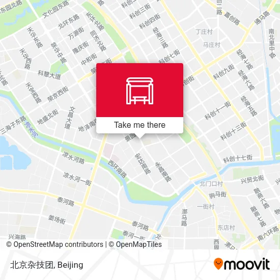 北京杂技团 map