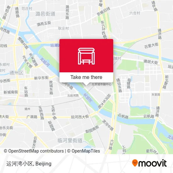 运河湾小区 map