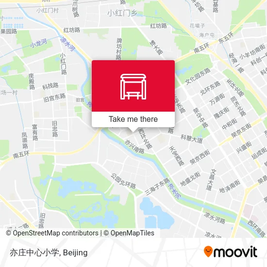 亦庄中心小学 map