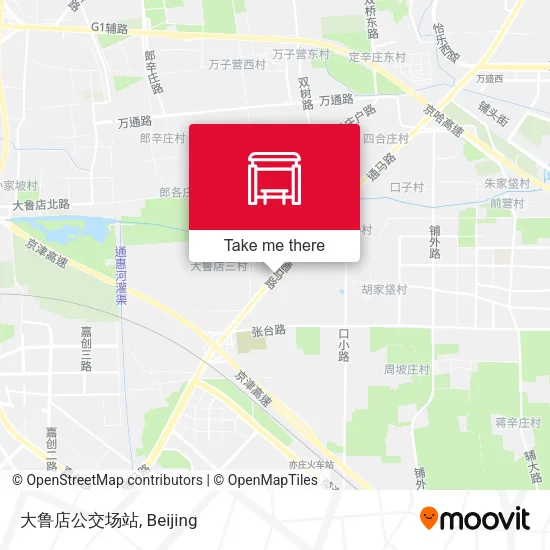 大鲁店公交场站 map
