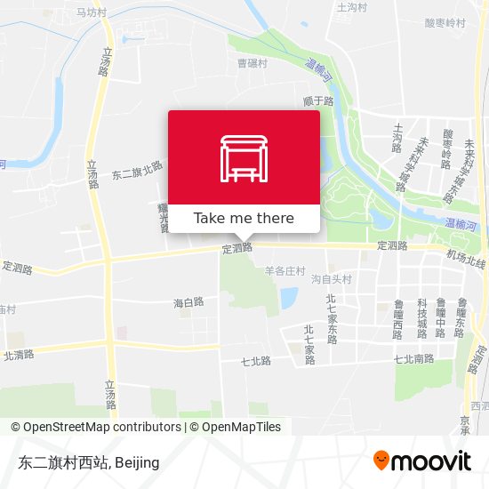 东二旗村西站 map