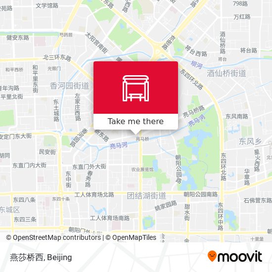 燕莎桥西 map