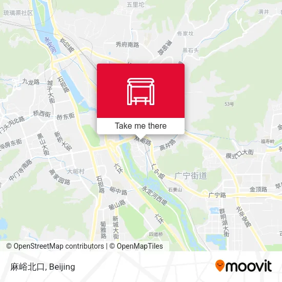 麻峪北口 map