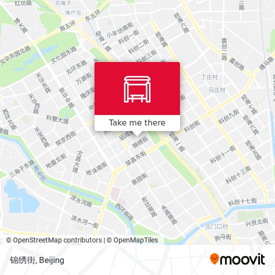 锦绣街 map