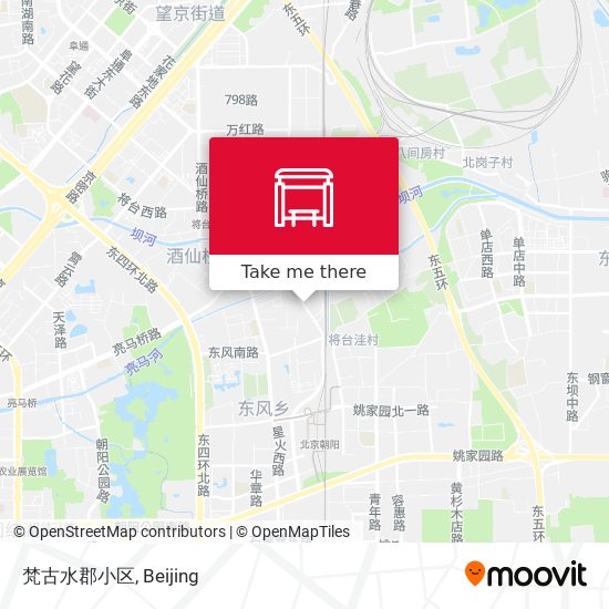 梵古水郡小区 map