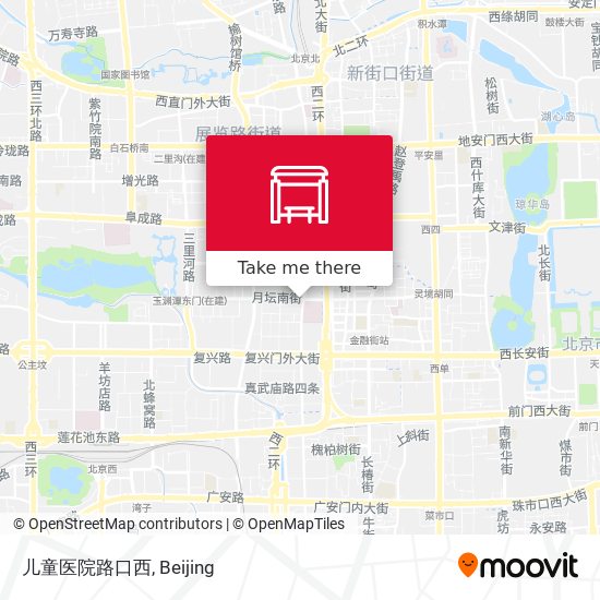 儿童医院路口西 map