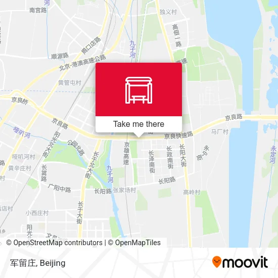 军留庄 map