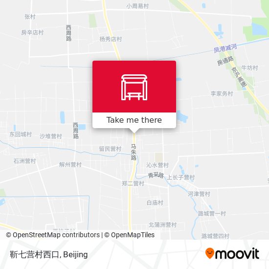靳七营村西口 map