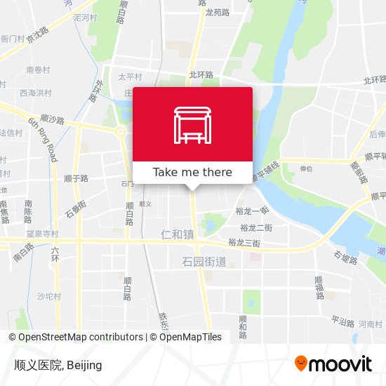 顺义医院 map