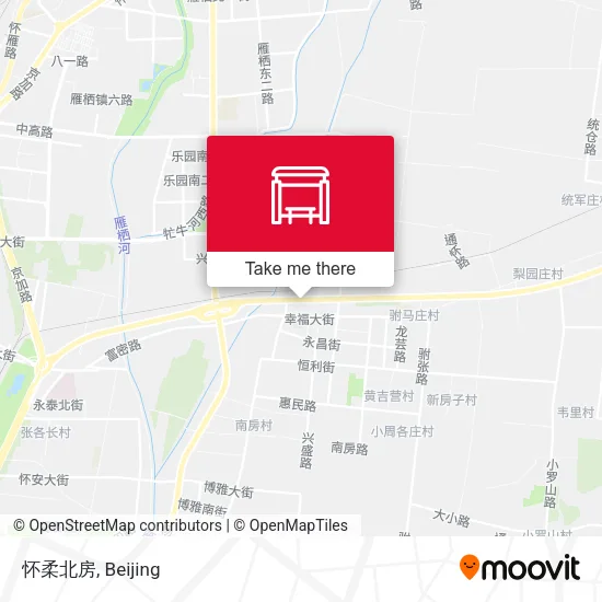 怀柔北房 map