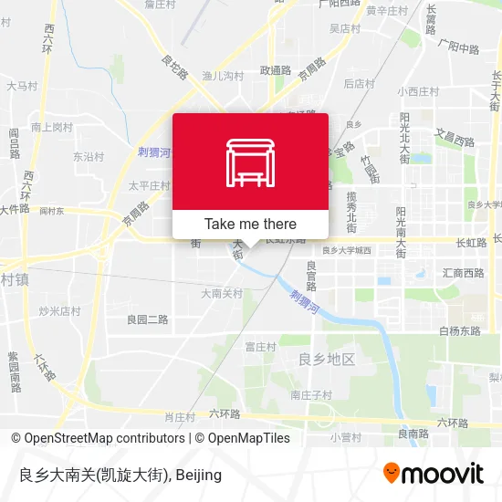 良乡大南关(凯旋大街) map