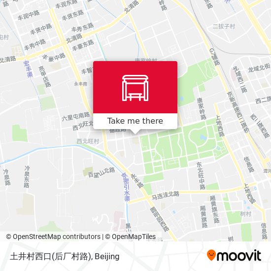 土井村西口(后厂村路) map