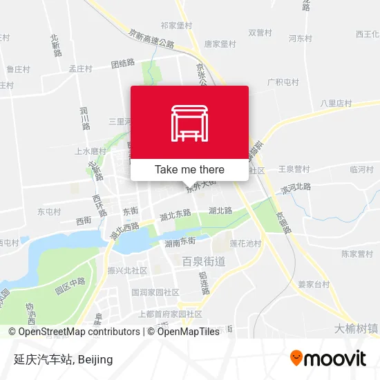 延庆汽车站 map