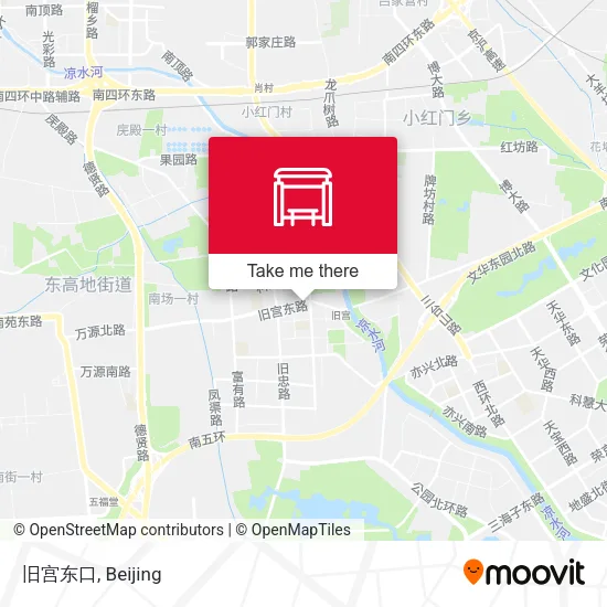 旧宫东口 map