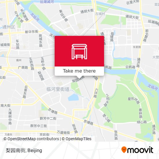 梨园南街 map