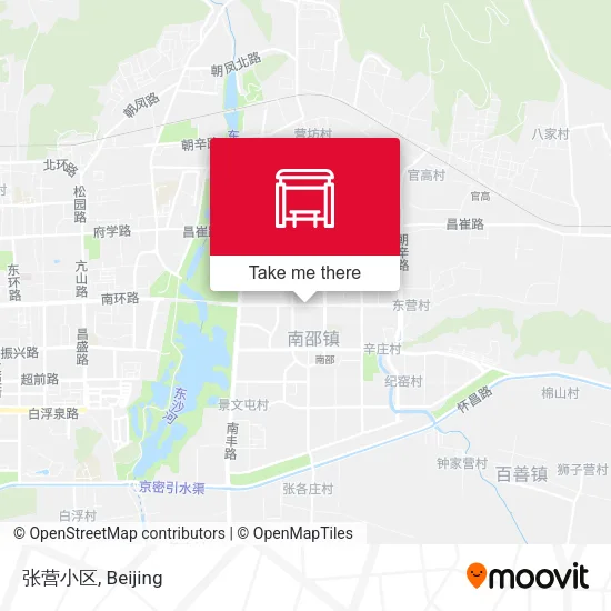 张营小区 map