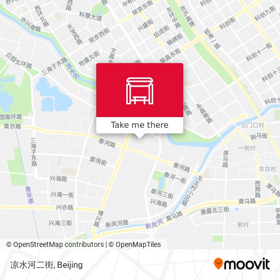 凉水河二街 map
