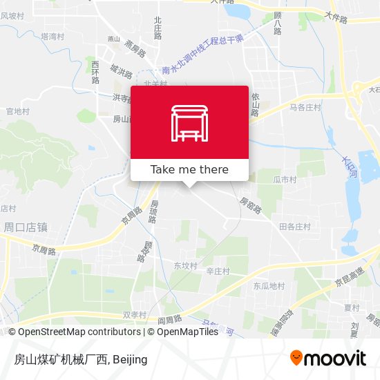 房山煤矿机械厂西 map