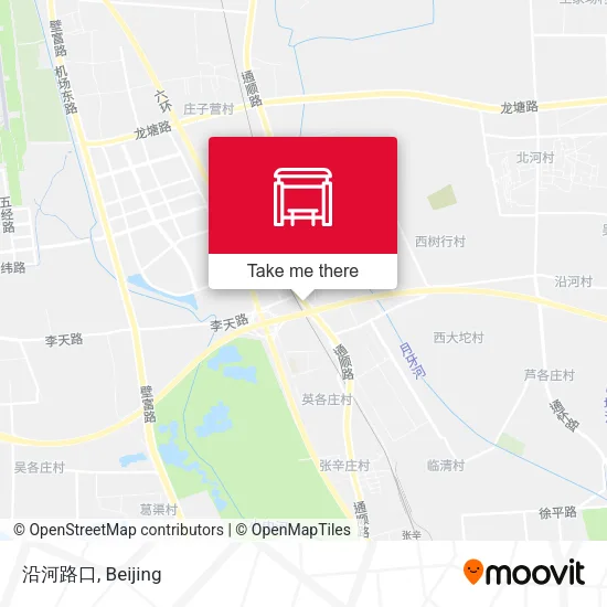 沿河路口 map