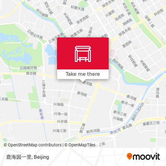 鹿海园一里 map