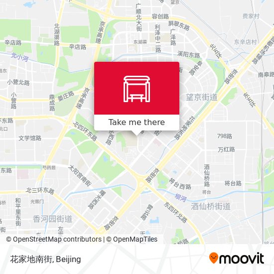 花家地南街 map