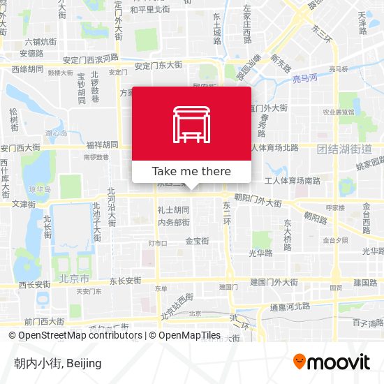 朝内小街 map