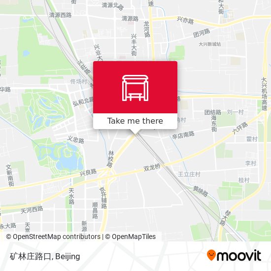 矿林庄路口 map