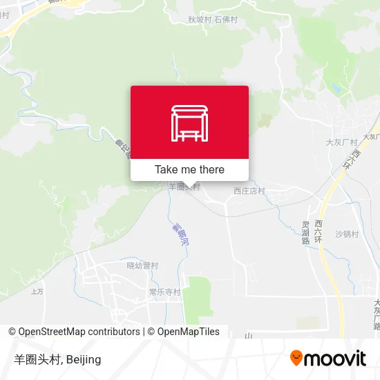 羊圈头村 map