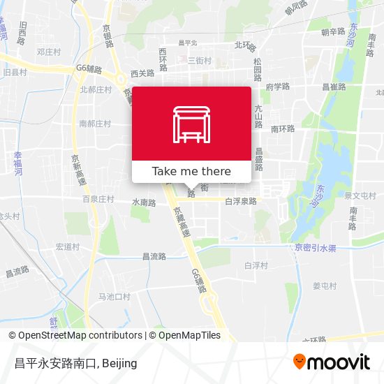 昌平永安路南口 map