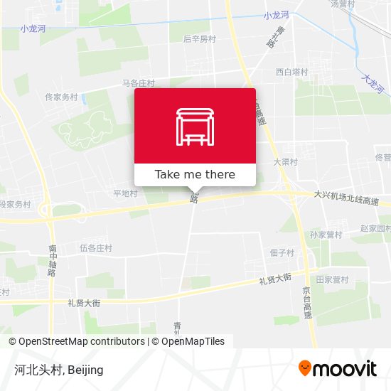 河北头村 map