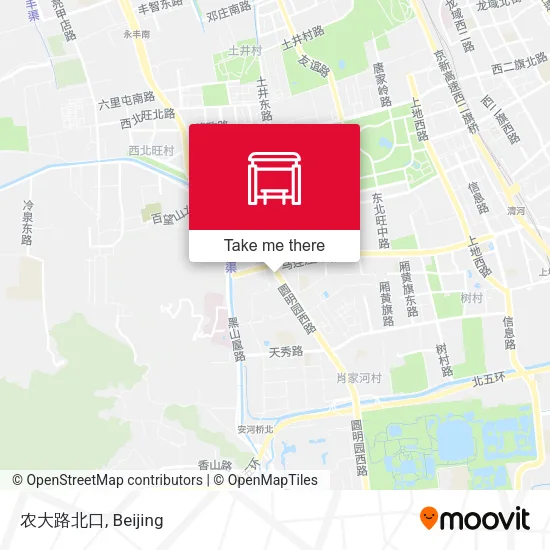农大路北口 map