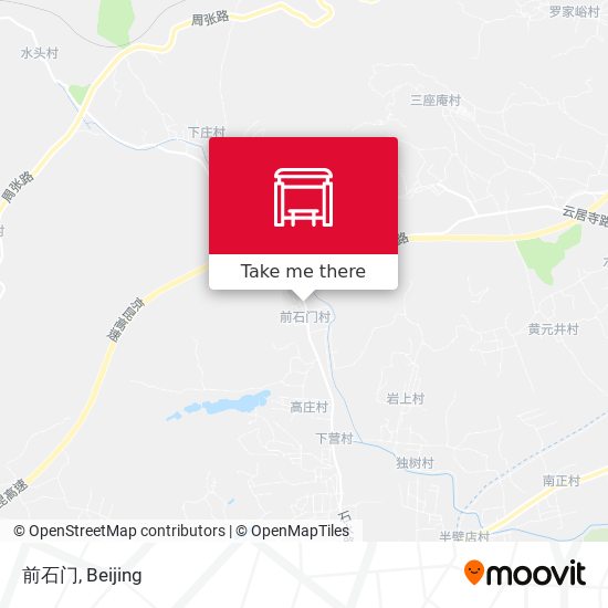前石门 map