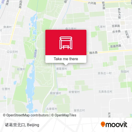 诸葛营北口 map