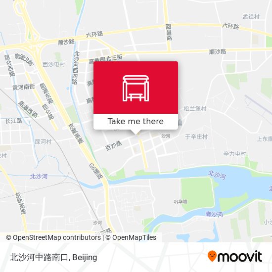 北沙河中路南口 map