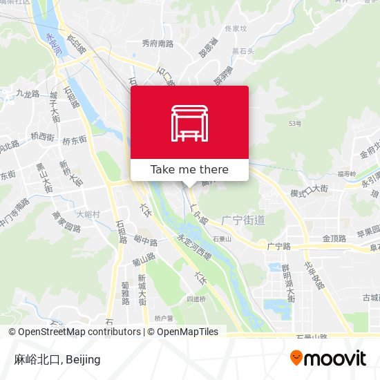 麻峪北口 map