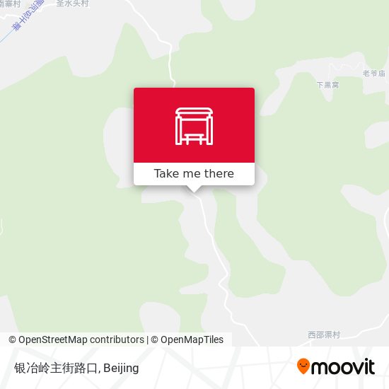 银冶岭主街路口 map
