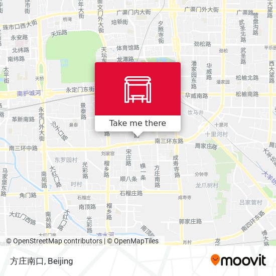 方庄南口 map